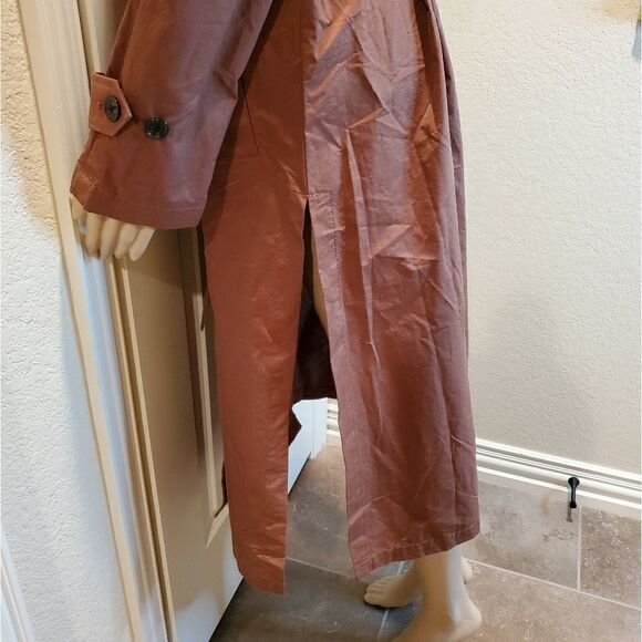 A New Day  Long Sleeve Banded Cuff Trench Coat - Picture 10 of 13